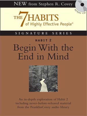cover image of Habit 2 Begin With the End in Mind